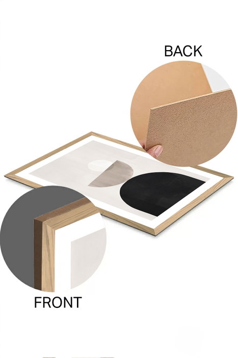 Wallity Tekhammdf66 Pintura Decorativa Multicolor sin Marco 33 x 48 cm